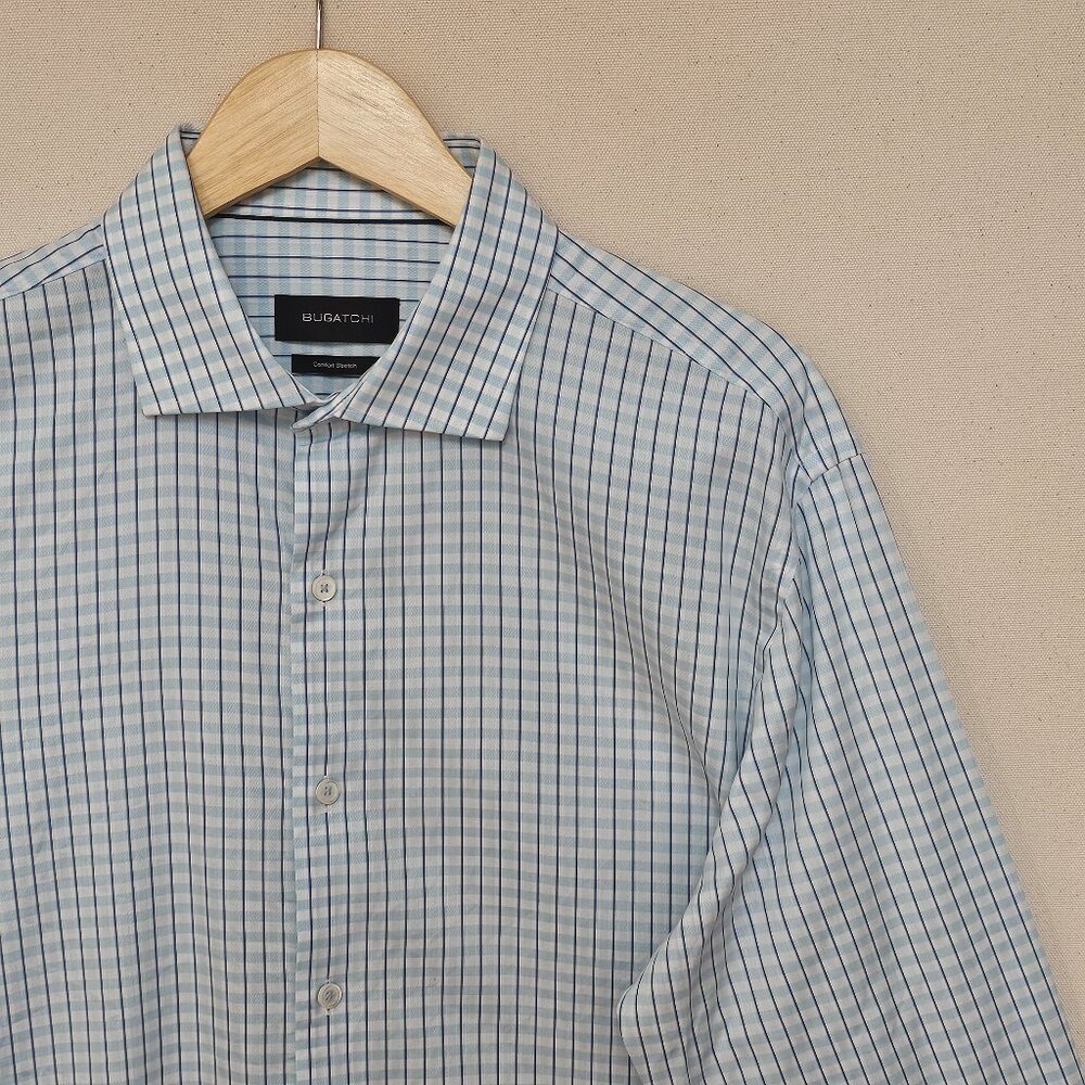 Bugatchi Comfort Stretch Button Down 16.5